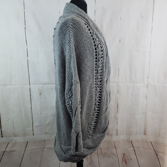 Joie Open Front Wool Cashmere Sweater Sz M VGUC - Picture 3 of 7